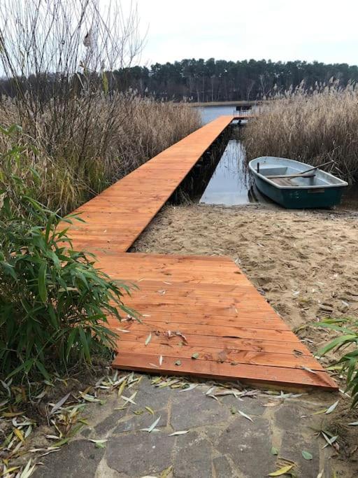 Haus Wilma Gruene Idylle Im Wald Direkt Am See Wendisch Rietz Eksteriør billede